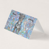 Happy Birthday Blank Inside Card