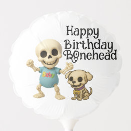 Happy Birthday Bonehead – The Boneheads™ Balloon