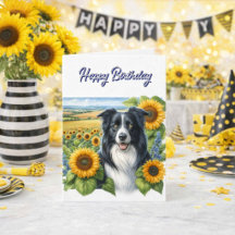 Happy Birthday Border Collie
