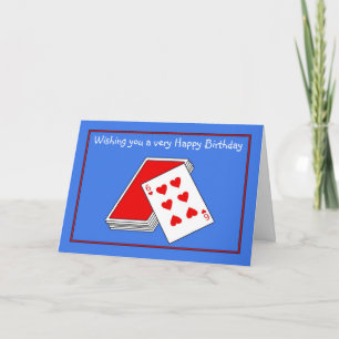 Happy Birthday bridge card playing cards poker