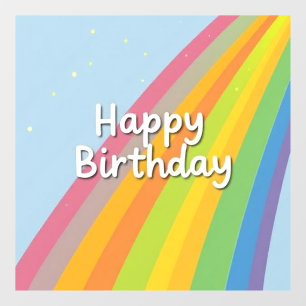 Happy Birthday Bright & Colourful Rainbow