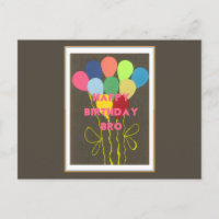 Happy Birthday Bro Art Print
