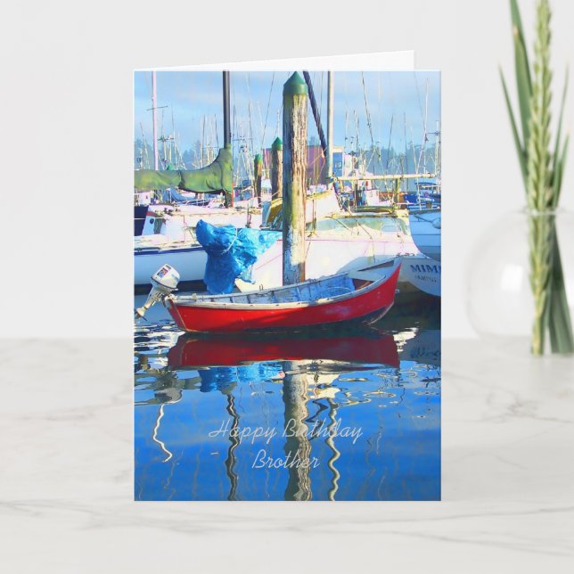 Happy Birthday Brother Card (Front)