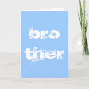 Happy birthday brother card