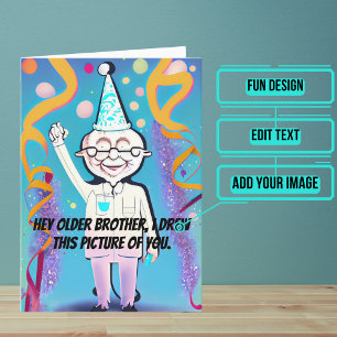 Happy Birthday Brother Funny Card