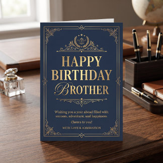 Happy Birthday Brother! Sentimental Card