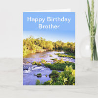 Happy Birthday Brother Shoal Creek Missouri Card