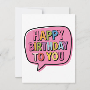 Happy Birthday Bubble