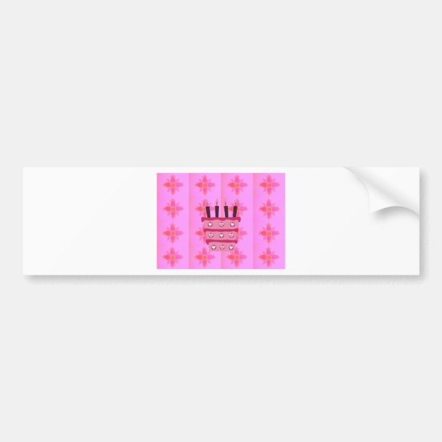 Happy Birthday Bumper Sticker (Front)
