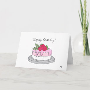 Happy Birthday Cake 5 Card
