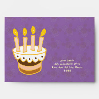 Happy Birthday Cake Envelope