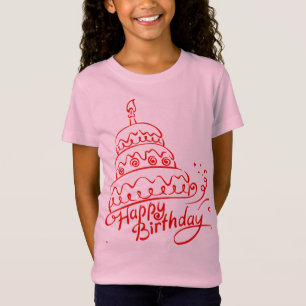 Happy Birthday Cake T-ShirtT-Shirt T-Shirt