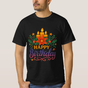 Happy Birthday Candle Men’s Value T-Shirt Classic