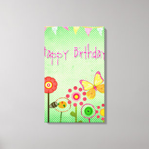 Happy Birthday Canvas Print