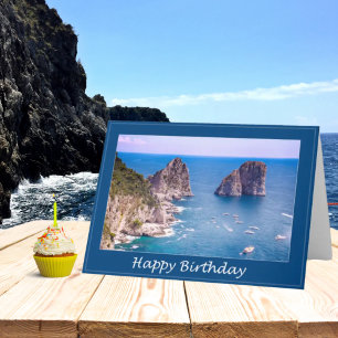 Happy Birthday Capri Famous Rocks Cards