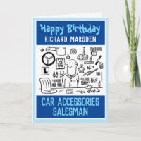 Happy Birthday Car Accessories Salesman