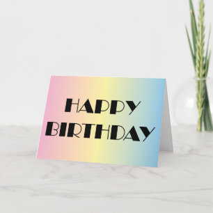 Happy Birthday Card