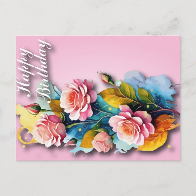 Happy birthday card (Front)