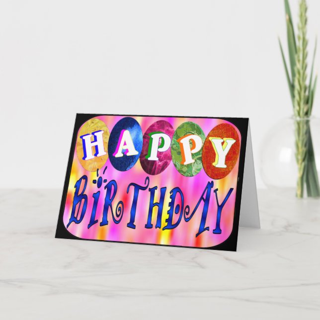 Happy Birthday Card (Front)