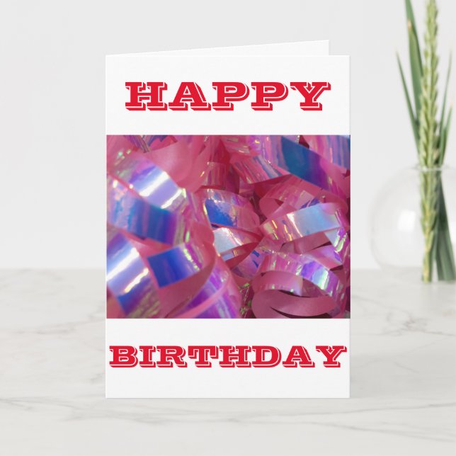 HAPPY BIRTHDAY CARD (Front)