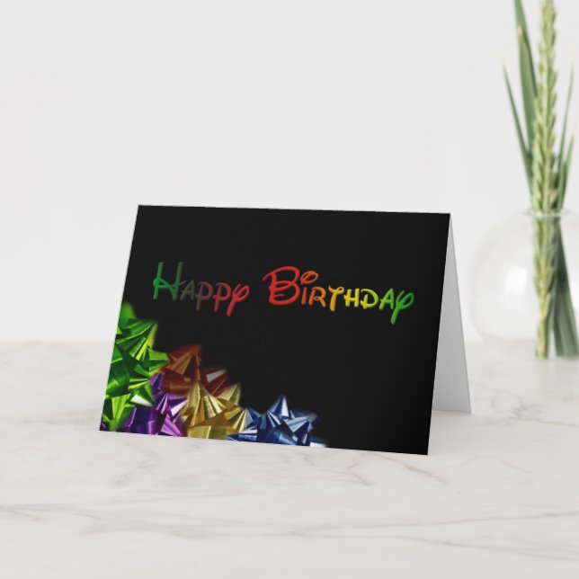 Happy Birthday Card (Front)