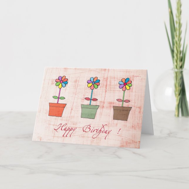 Happy Birthday ! Card (Front)