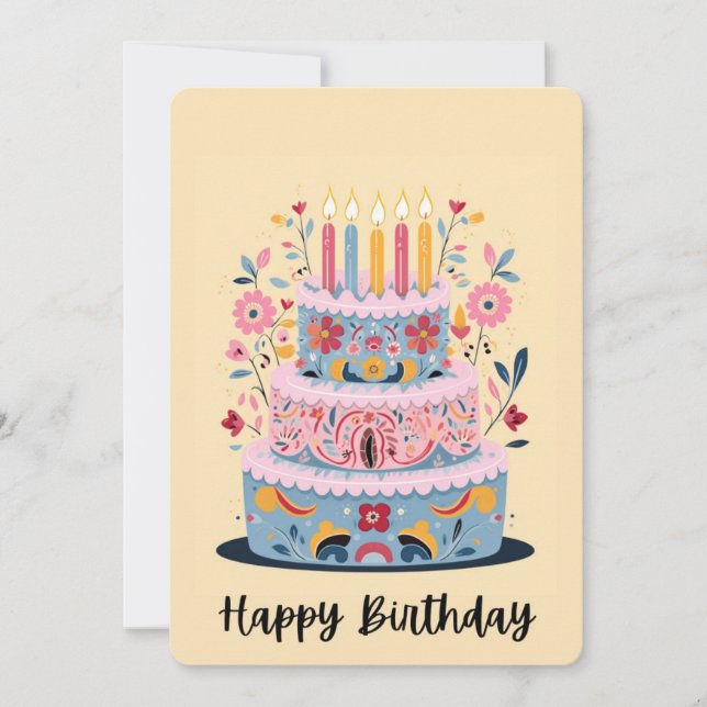 Happy Birthday Card (Front)