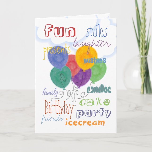 Happy Birthday Card (Front)