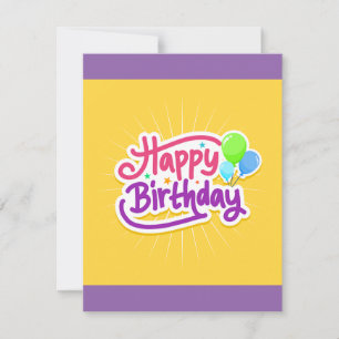 Happy birthday card !