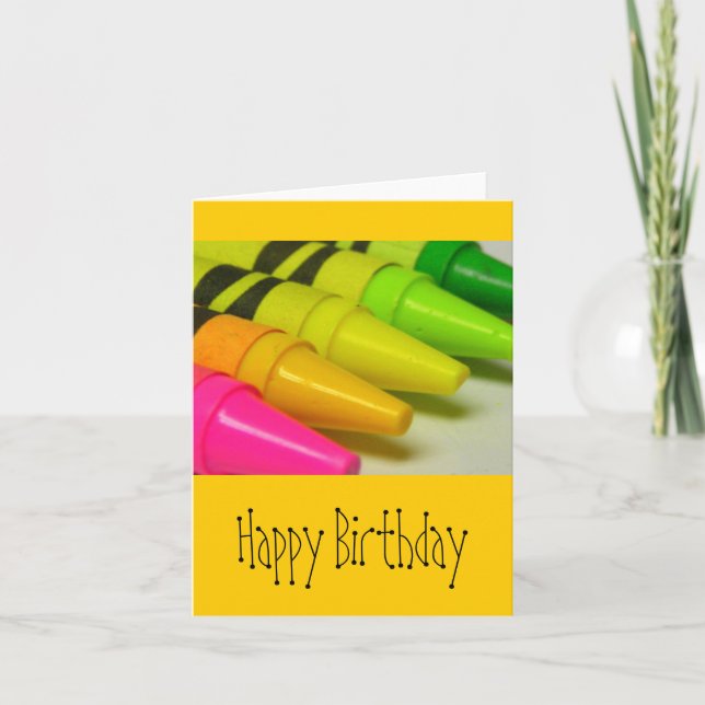 Happy Birthday Card (Front)