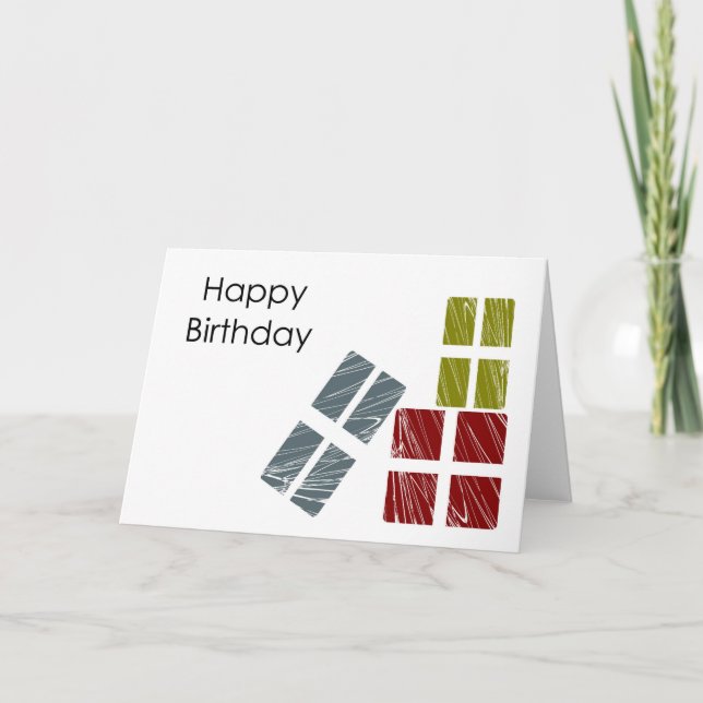 Happy Birthday Card (Front)