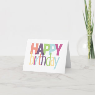 Happy Birthday Card