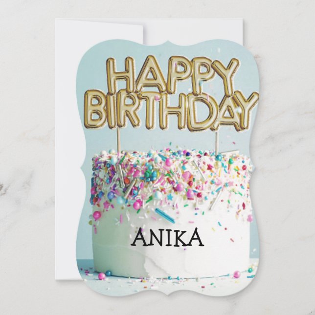 HAPPY BIRTHDAY CARD (Front)