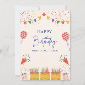 HAPPY BIRTHDAY CARD
