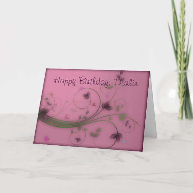 Happy  Birthday Card (Front)