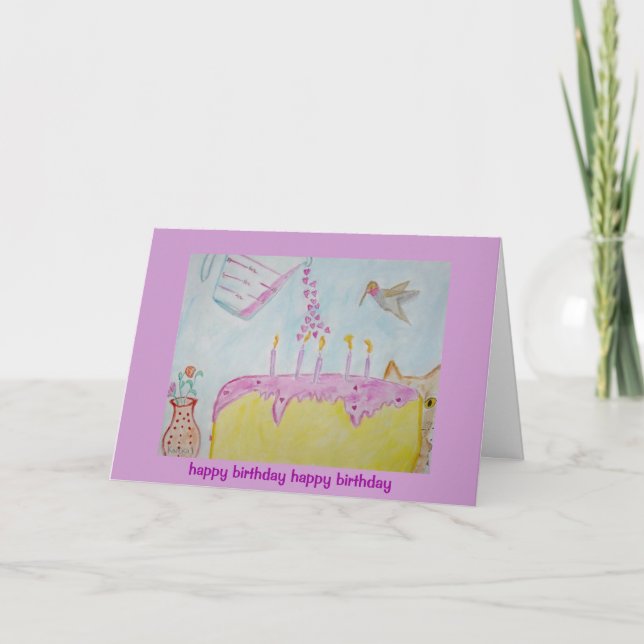 happy birthday card (Front)