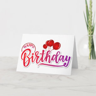 Happy Birthday Card