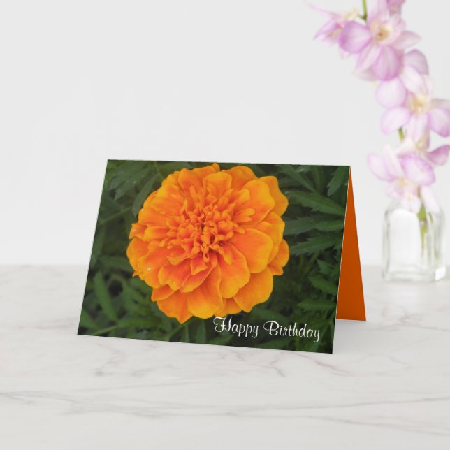 Happy Birthday Card (Orchid)