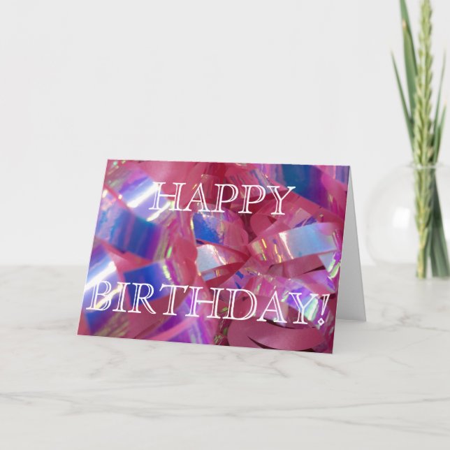 HAPPY BIRTHDAY card (Front)