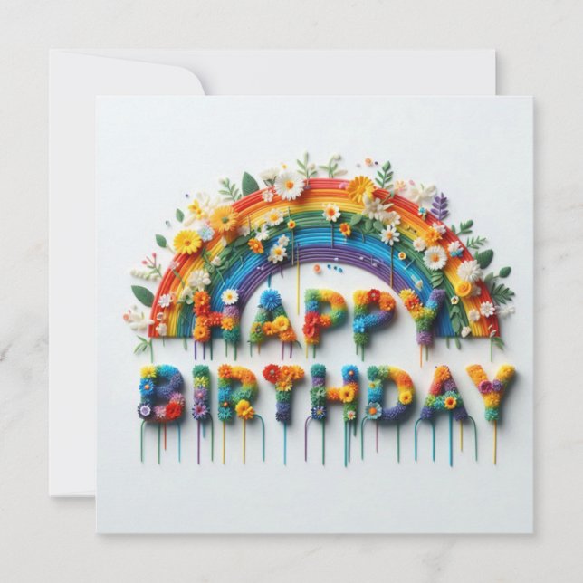 Happy Birthday Card (Front)