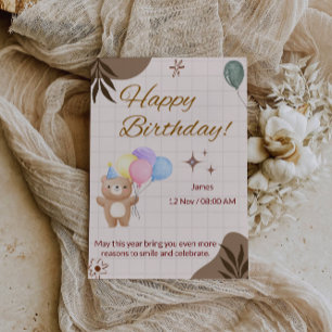 Happy Birthday Card