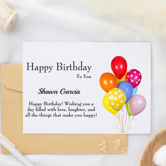 Happy Birthday Card (Happy Birthday Card)
