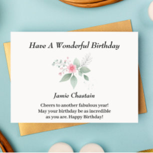 Happy Birthday Card