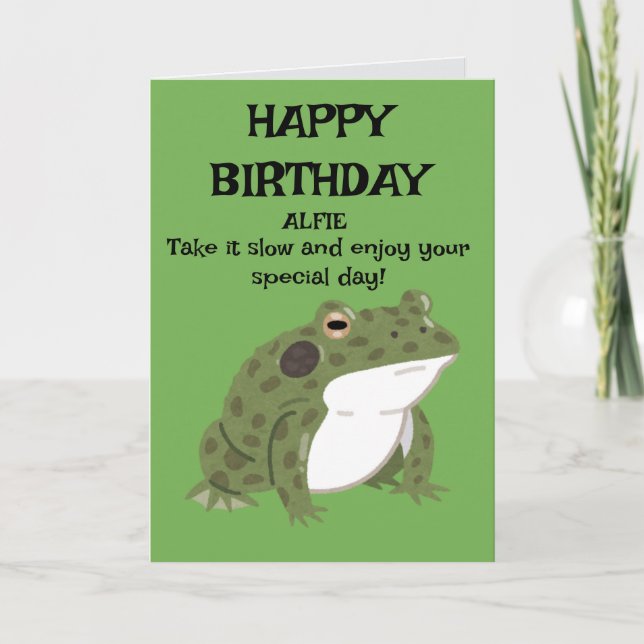 HAPPY BIRTHDAY CARD (Front)