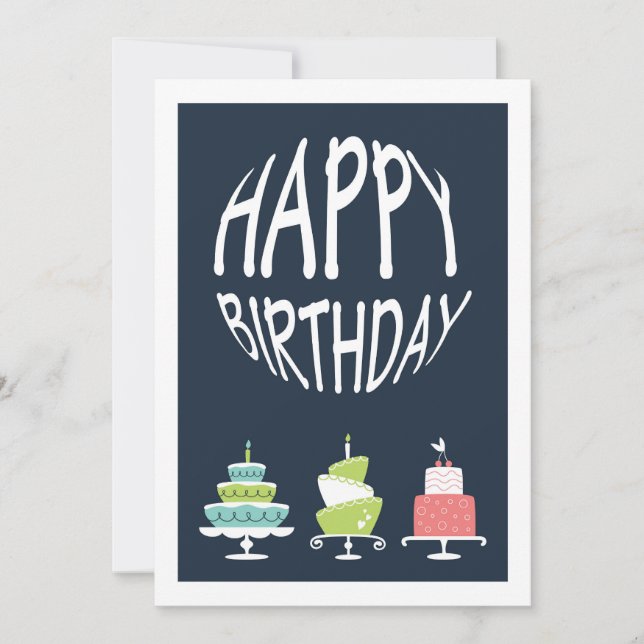 Happy birthday card (Front)