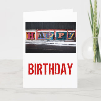 Happy Birthday Card