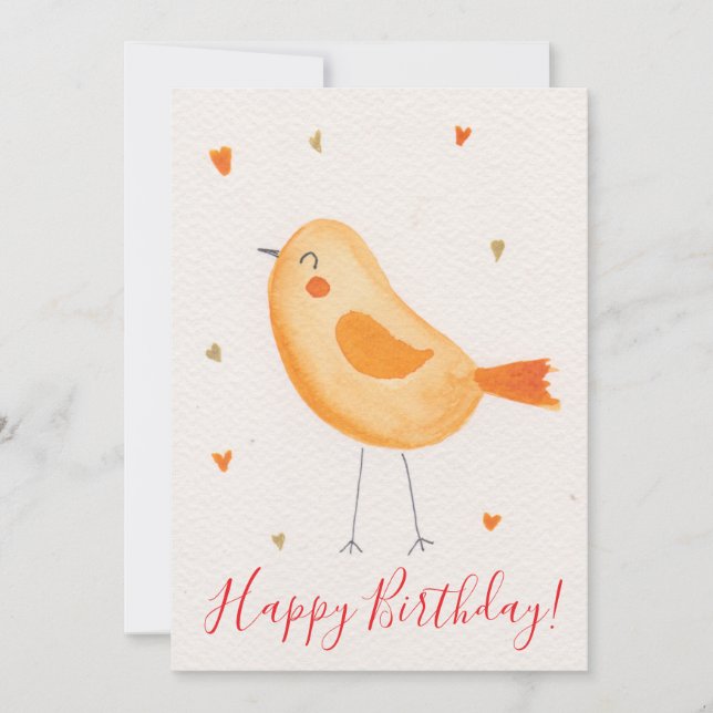 Happy Birthday Card (Front)