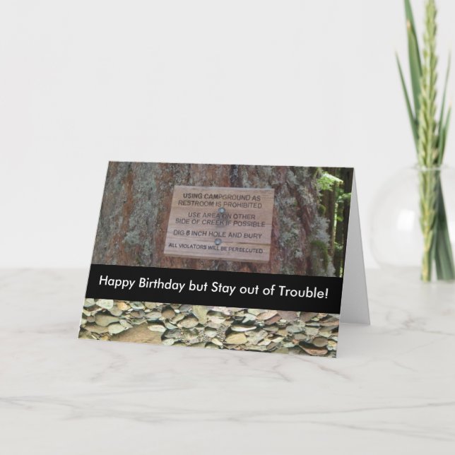 Happy Birthday Card (Front)