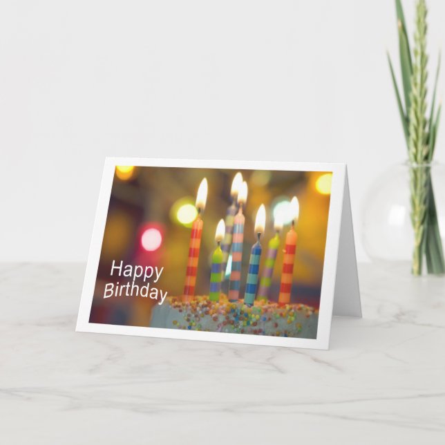 Happy Birthday Card (Front)
