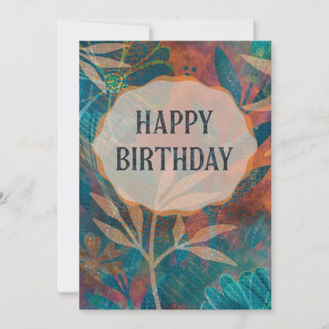 Happy Birthday card (Front)